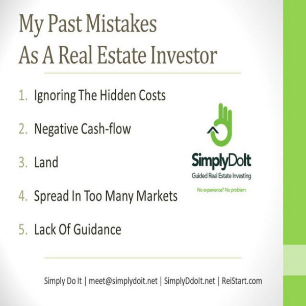 Guided Real Estate Investing Podcast #31: My Past Mistakes as a Real Estate Investor